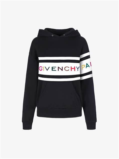 givenchy paris embroidered hoodie|givenchy paris sleeveless hoodie.